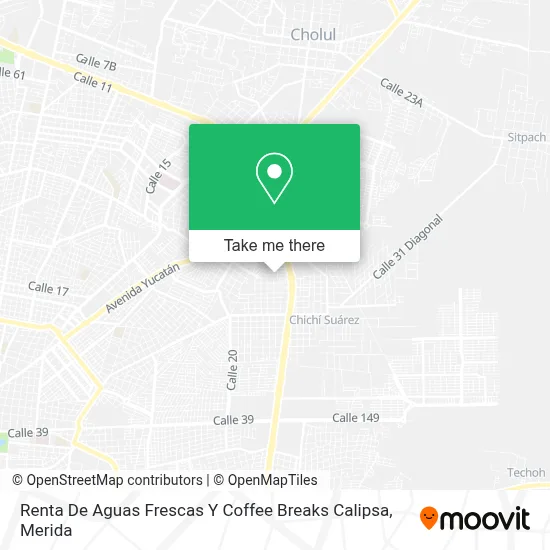 Renta De Aguas Frescas Y Coffee Breaks Calipsa map
