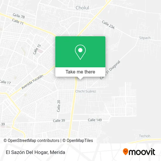 El Sazón Del Hogar map