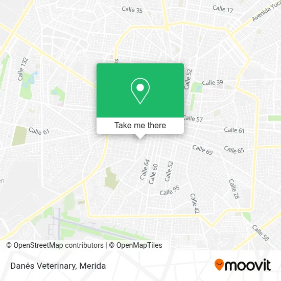 Danés Veterinary map