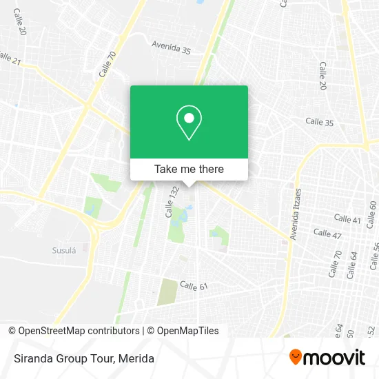 Siranda Group Tour map