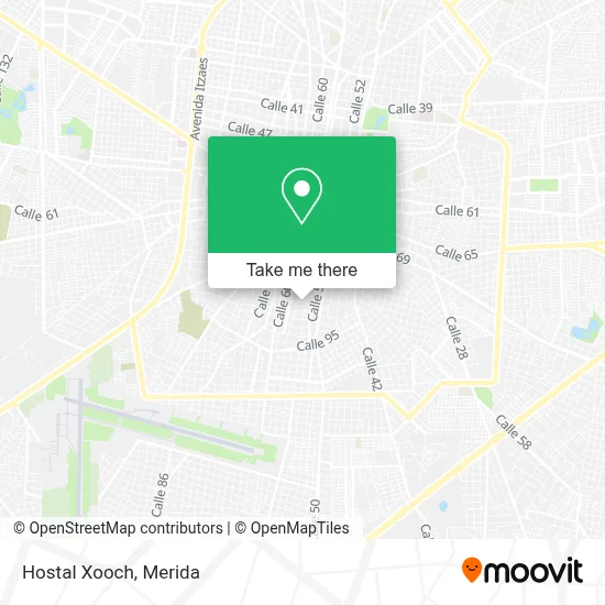 Hostal Xooch map