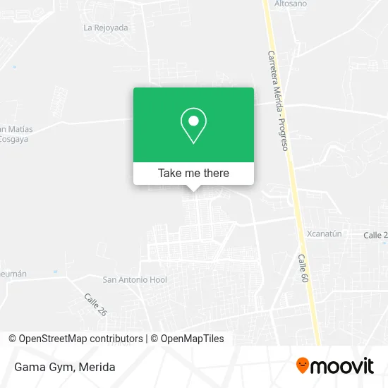 Gama Gym map
