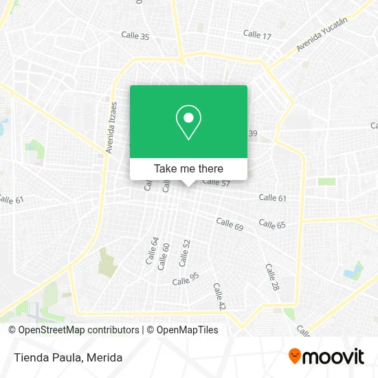 Tienda Paula map