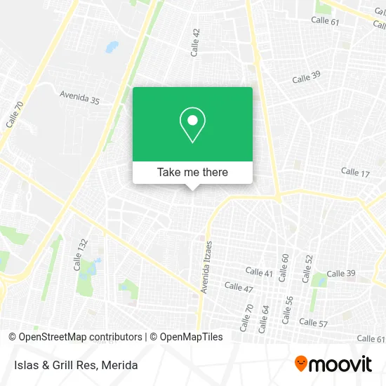 Islas & Grill Res map