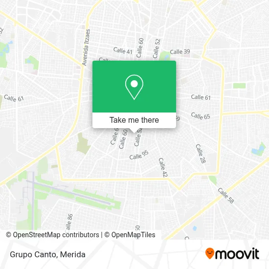 Grupo Canto map
