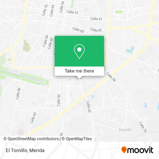 El Tornillo map