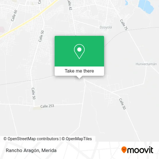 Rancho Aragón map