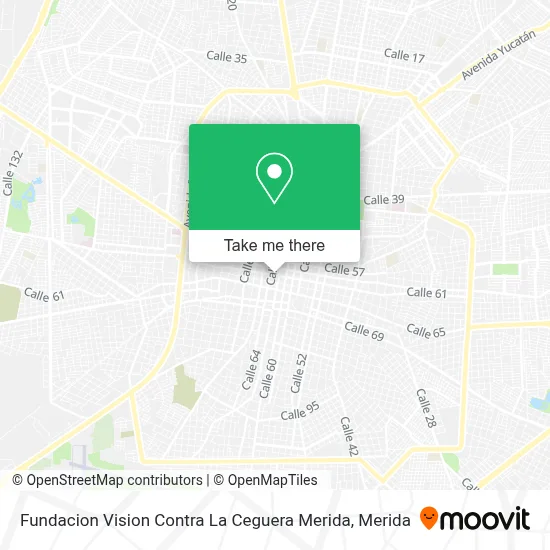 Fundacion Vision Contra La Ceguera Merida map