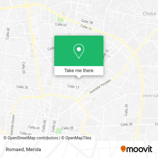 Romaed map