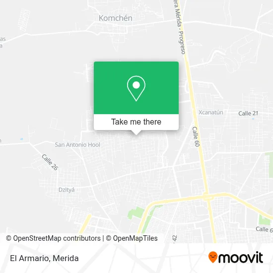El Armario map