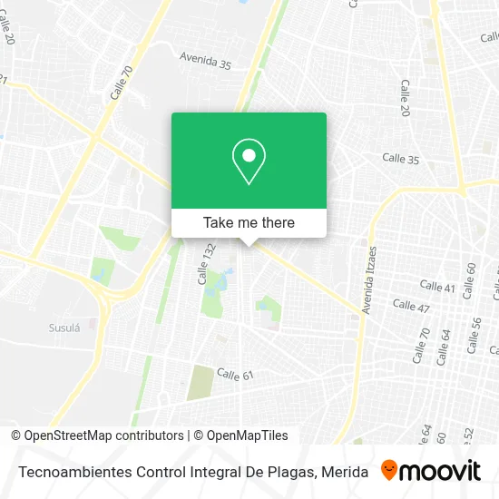 Tecnoambientes Control Integral De Plagas map