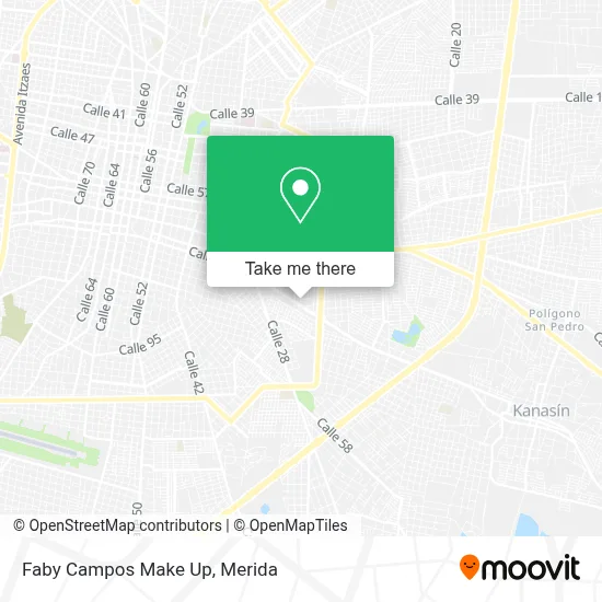 Faby Campos Make Up map