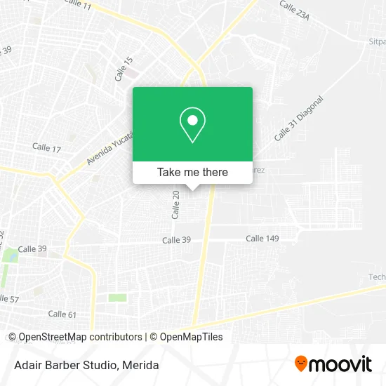 Adair Barber Studio map