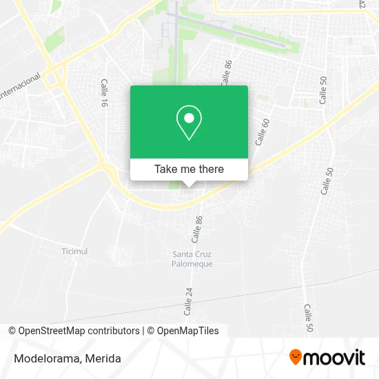 Modelorama map