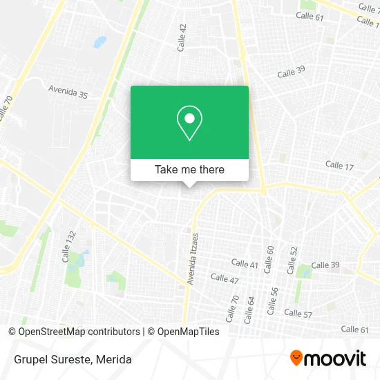 Grupel Sureste map