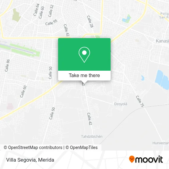 Villa Segovia map