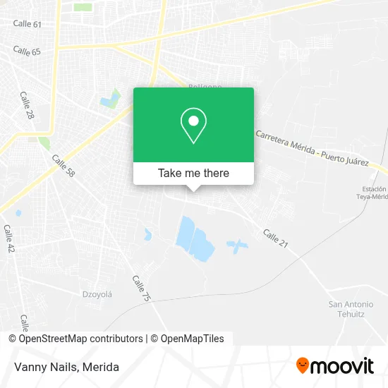 Vanny Nails map