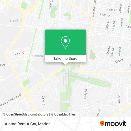Alamo Rent A Car map