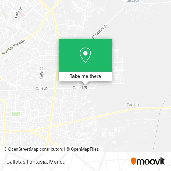 Galletas Fantasía map