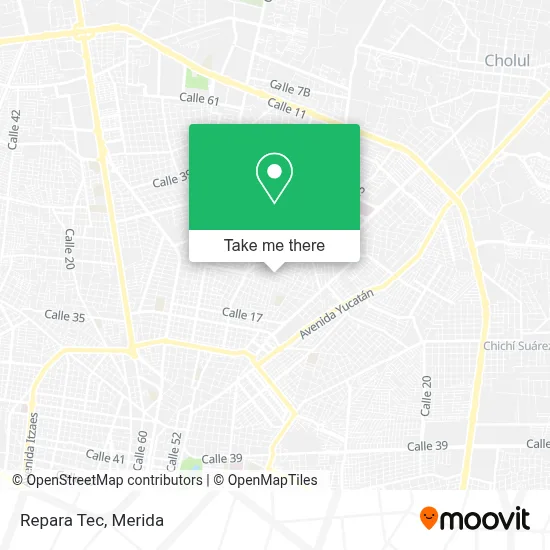 Repara Tec map