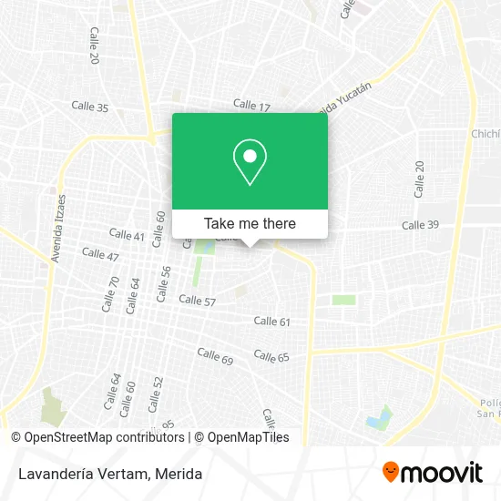 Lavandería Vertam map