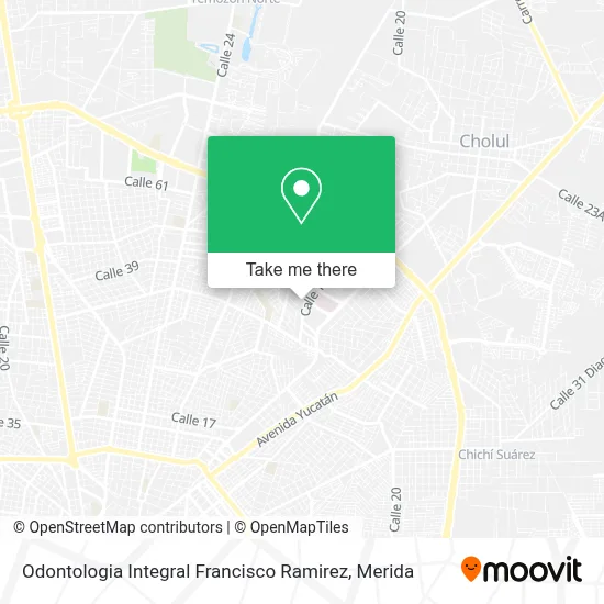 Odontologia Integral Francisco Ramirez map