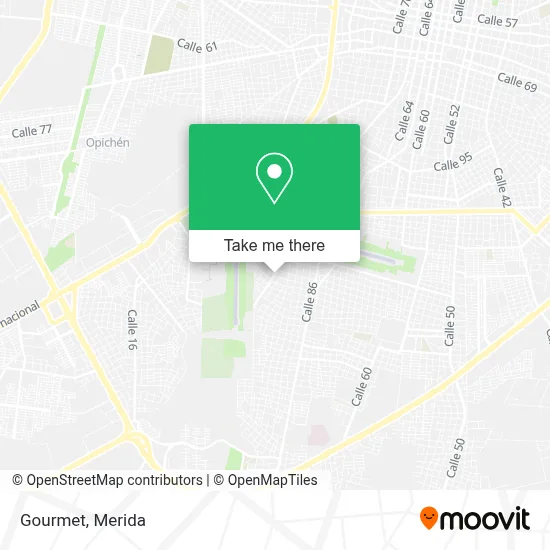 Gourmet map