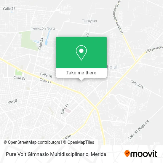 Pure Volt Gimnasio Multidisciplinario map