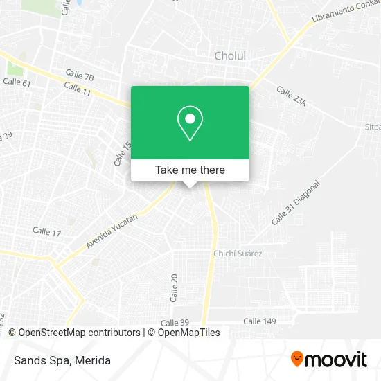 Sands Spa map