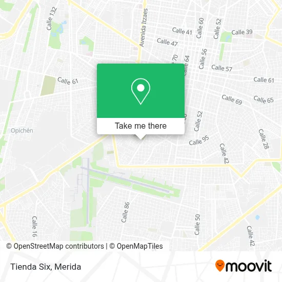 Tienda Six map