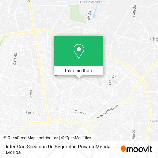 Inter-Con Servicios De Seguridad Privada Merida map