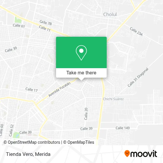 Tienda Vero map