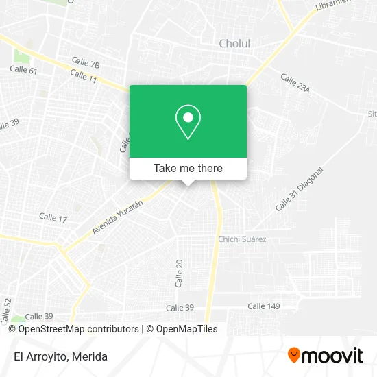El Arroyito map