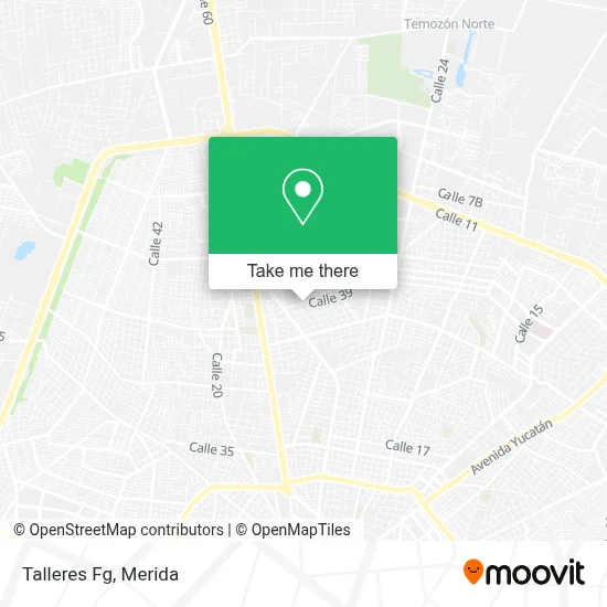 Talleres Fg map