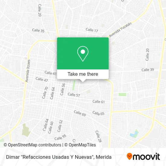 Dimar "Refacciones Usadas Y Nuevas" map