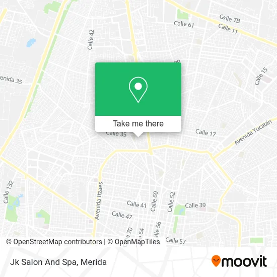 Jk Salon And Spa map