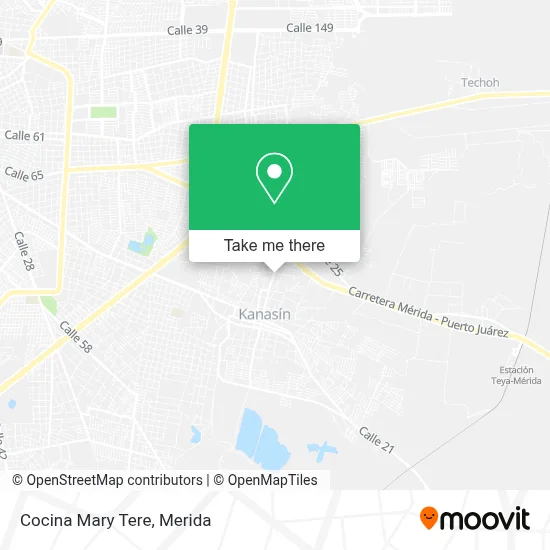 Cocina Mary Tere map