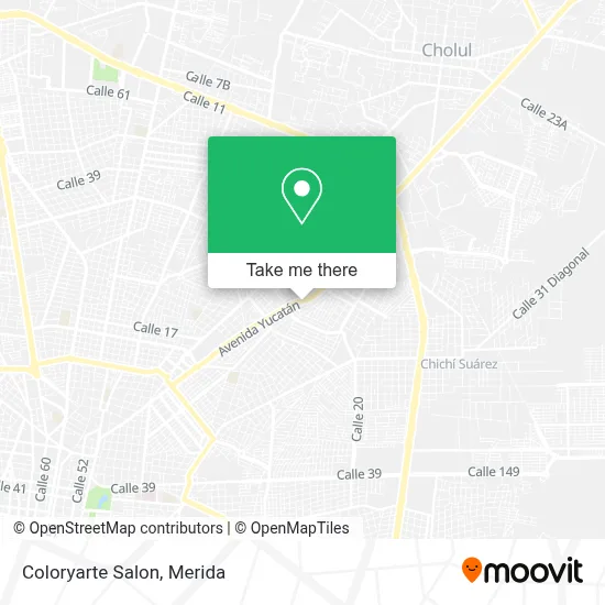 Coloryarte Salon map