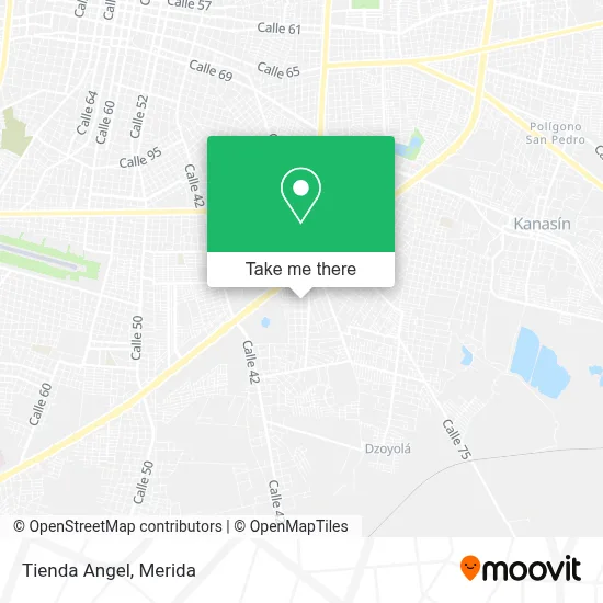Tienda Angel map