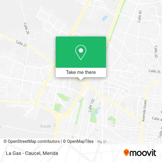 La Gas - Caucel map