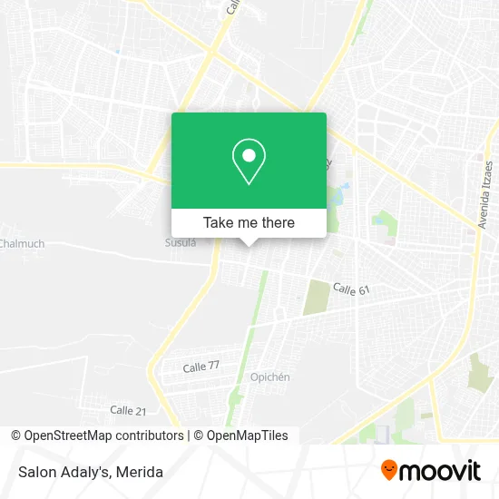 Salon Adaly's map