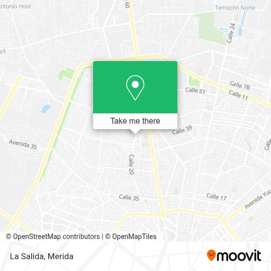 La Salida map