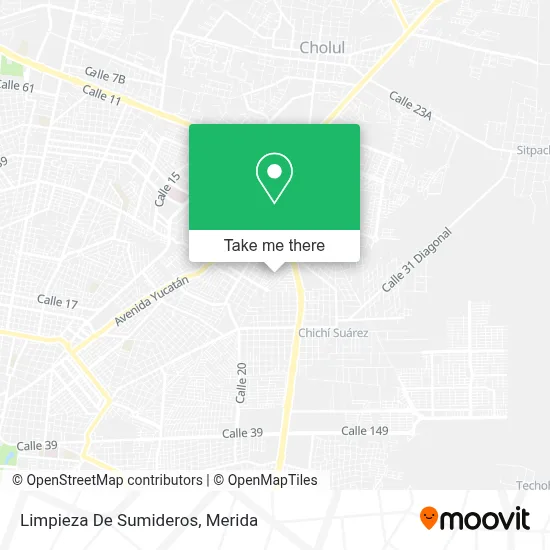 Limpieza De Sumideros map