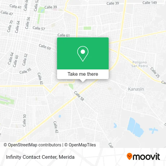 Infinity Contact Center map