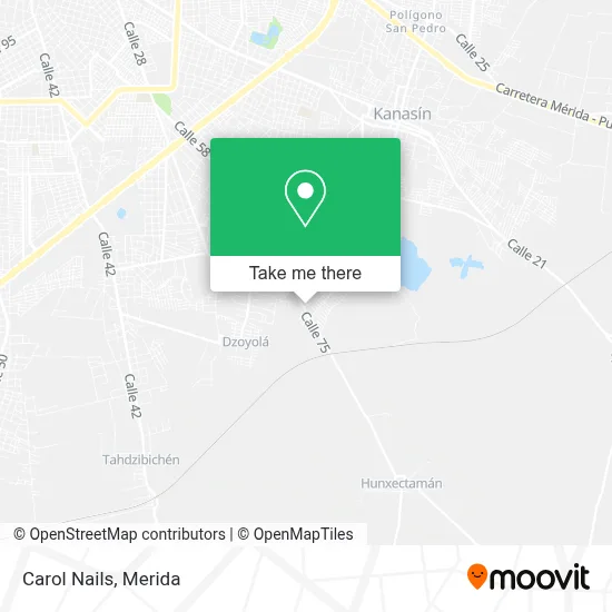Carol Nails map