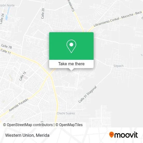 Western Union map