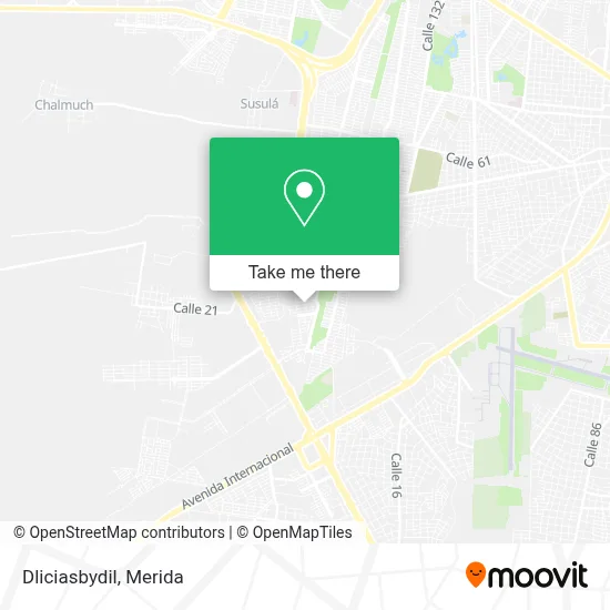 Dliciasbydil map
