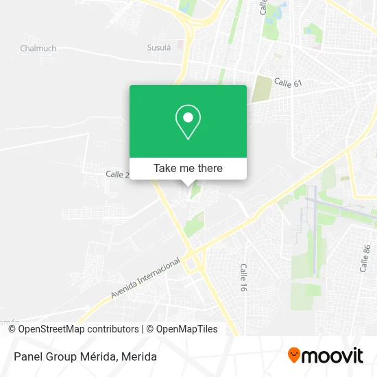 Panel Group Mérida map
