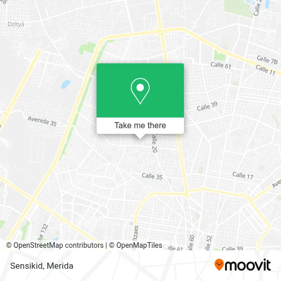 Sensikid map