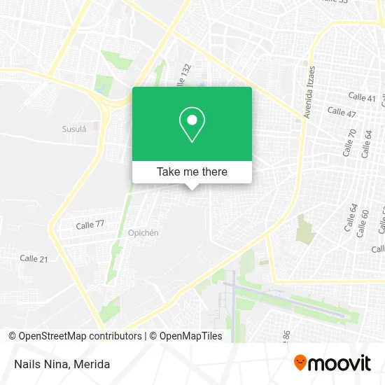 Nails Nina map